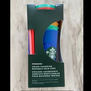 Starbucks color changing reusable cups